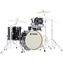 Tama - Bateria Superstar Classic Maple de 4 Piezas con Atriles, Color: Negro Transparente Mod.CL48S-TPB_4