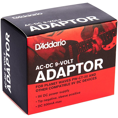 D'Addario - Adaptador de Energía Planet Waves, 9V 500 mA Mod.PW-CT-9V_4