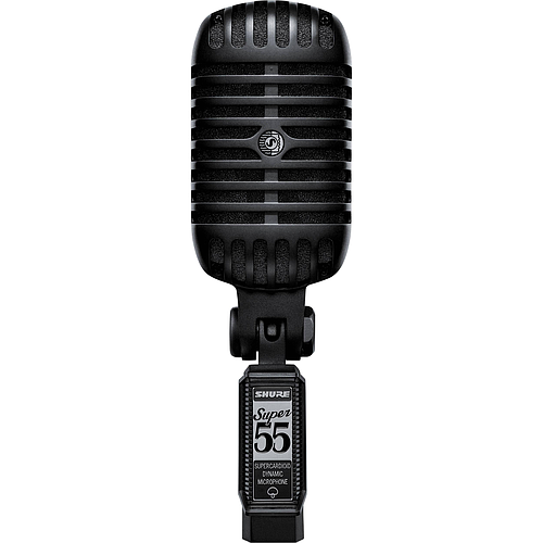 Shure - Micrófono Clásico para Voz, Edición Especial Black Mod.Super 55-BLK_8