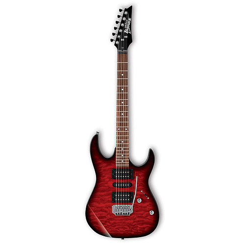 Ibañez - Guitarra Eléctrica RX, Color: Roja Transp. Mod.GRX70QA-TRB_6