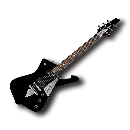 Ibañez - Guitarra Eléctrica Paul Stanley con Funda, Color: Negra Mod.PS40-BK_66