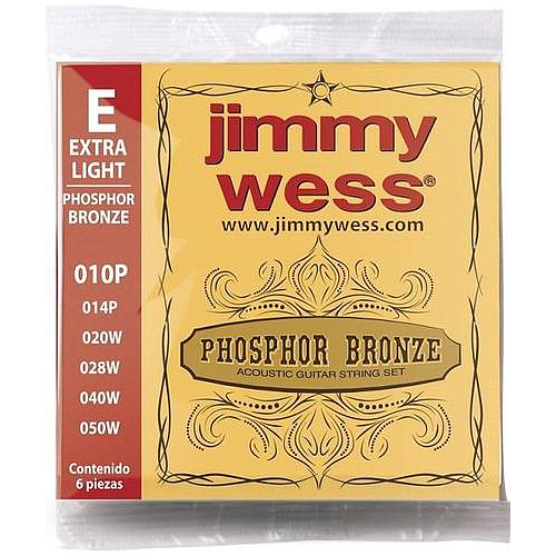 Jimmy Wess - Encordado para Guitarra Acustica, Bronce 10-050 Mod.WB10_52