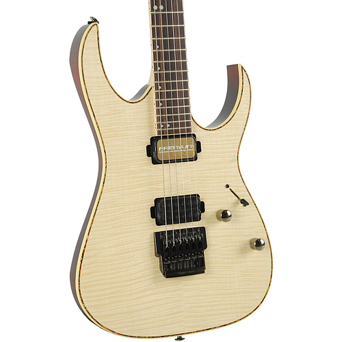 Ibañez - Guitarra Eléctrica de 6 Cuerdas, Color: Natural Mate con Estuche Mod.RG721FM-NTF_12