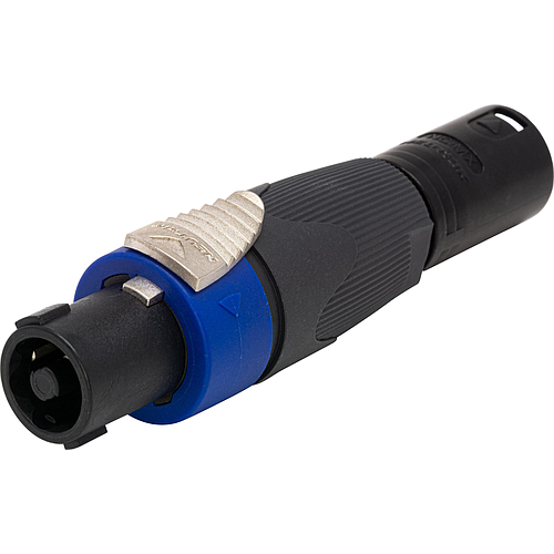 Neutrik - Adaptador Speakon de NL4FC A XLR 3 Pines Macho Mod.NA4FC-M_11