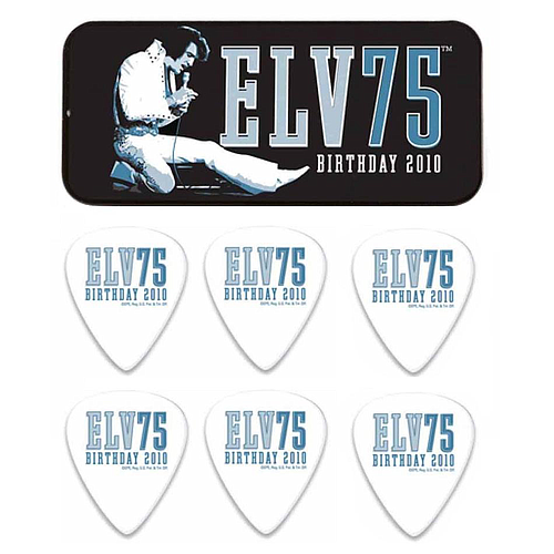 Dunlop - Plumillas Elvis Presley 75th Anniversario con Estuche Mod.EPPT05_56