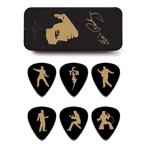 Dunlop - Plumillas Elvis Presley Portrait con Estuche Mod.EPPT04_60