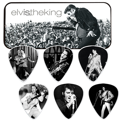 Dunlop - Plumillas Elvis Presles The King con Estuche Mod.EPPT01_66