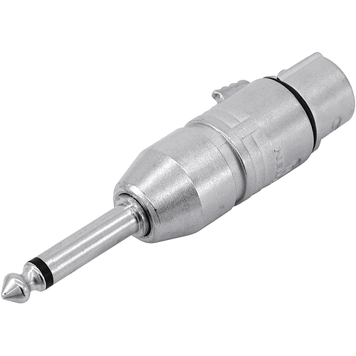 Neutrik - Adaptador XLR Hembra 3 Pines a Plug Mono 1/4" Mod.NA2FP_59