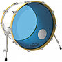 Remo - Parche Colortone Powerstroke P3, Tamaño: 22" con Perf. 5" Color: Azul Mod.P3-1322-CT-BUOH_199