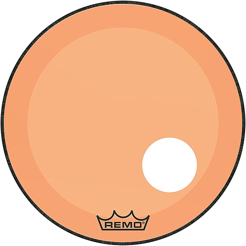 Remo - Parche Colortone Powerstroke P3, Tamaño: 22" con Perf. 5" Color: Naranja Mod.P3-1322-CT-OGOH_204