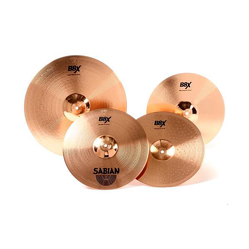 Sabian - Set de Platillos B8X Perfomance (Hi-Hats de 14",  Crash Ride de 18" y Thin Crash de 14") Mod.45002X-14_27