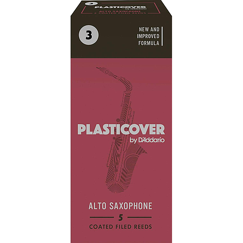 D'Addario - Cañas Plasticover para Sax Alto, 5 Piezas Medida: 3 Mod.RRP05ASX300_181