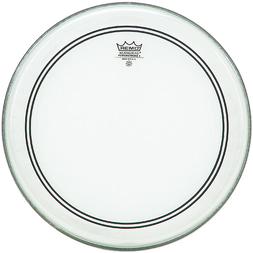 Remo - Parche Clear Powerstroke 3, Tamaño: 22 Mod.P3-1322-C2_290