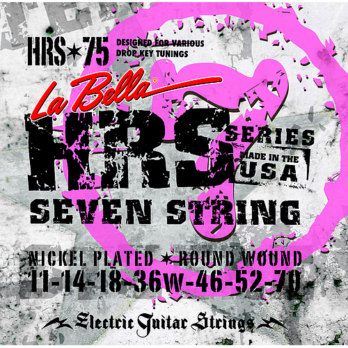 La Bella - Encordado HRS para Guitarra Eléctrica de 7 Cuerdas, 11-70 Mod.HRS-75_158