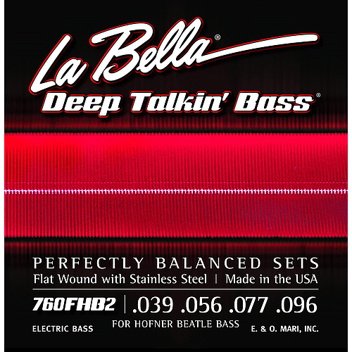 La Bella - Encordado Deep Talkin' Bass "Beatle" para Bajo Eléctrico, 39-96 Mod.760FHB2_168