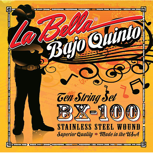La Bella - Encordado para Bajo Quinto, 10 Cuerdas Mod.BX100_76
