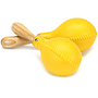 Latin Percussion - Maracas Profesionales, Material Plastico Color Amarillo Mod.LP281_25