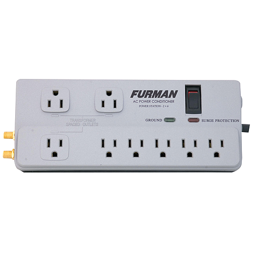 Furman - Barra Multicontacto con acondicionador de energÍa Mod.PST-2+6_35