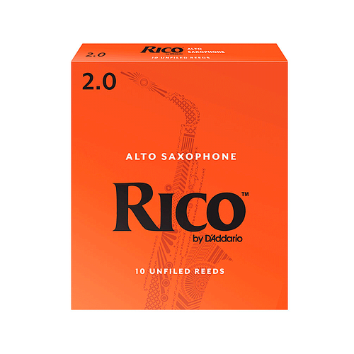 D'Addario - 50 Cañas Rico para Saxofon Alto, Medida: Varias Mod.RJA0___-B(50)_2