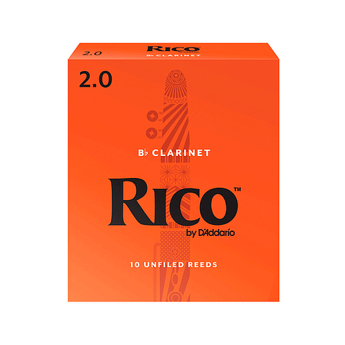 D'Addario - 50 Cañas Rico para Clarinete Si Bemol, Medida: Varias Mod.RCA0___-B(50)_6