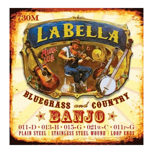 La Bella - Encordado para Banjo de 5 Cuerdas Mod.730M_74
