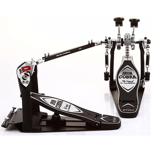 Tama - Pedal Doble para Bombo Iron Cobra con Estuche Mod.HP900PSWN_195