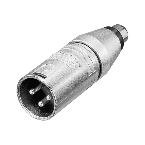 Neutrik - Adaptador XLR Macho 3 Pines a RCA Hembra Mod.NA2MPMF_356