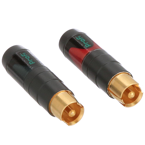 Neutrik - Conector RCA Macho para Cable, Contacots en Oro Mod.NF2C-B/2_426