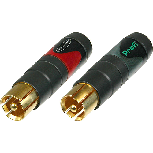 Neutrik - Conector RCA Macho para Cable, Contacots en Oro Mod.NF2C-B/2_427