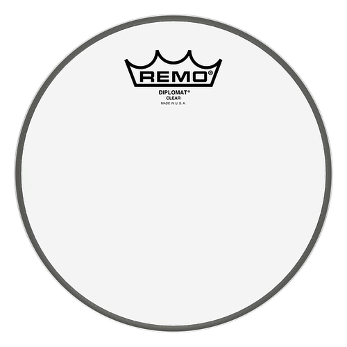 Remo - Parche Wking Diplomat, Tamaño: 8" Transparente Mod.BD-0308-00_28