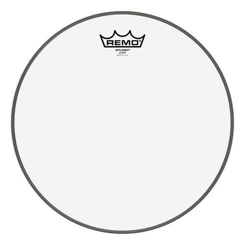 Remo - Parche Wking Diplomat, Tamaño: 12" Transparente Mod.BD-0312-00_30