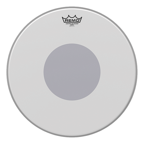 Remo - Parche Controlled Sound Coated, Tamaño: 16" Centro Negro Mod.CS-0116-10_16