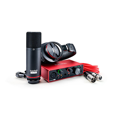 Focusrite - Interface de Audio Scarlett Solo Studio (3ra Gen.) con Accesorios Mod.MOSC0030_2