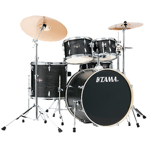 Tama - Batería Imperialstar de 5 Piezas con Atriles y Asiento, Color: Roble Negro Mod.IE52KH6W-BOW_2