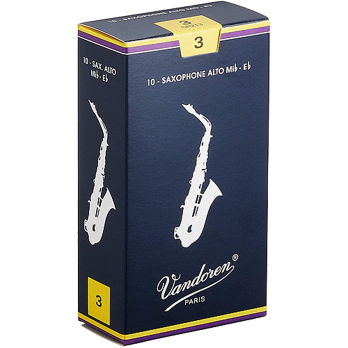 Vandoren - Cañas Mib para Sax Alto, 10 Piezas Medida: 3 Mod.SR213_8