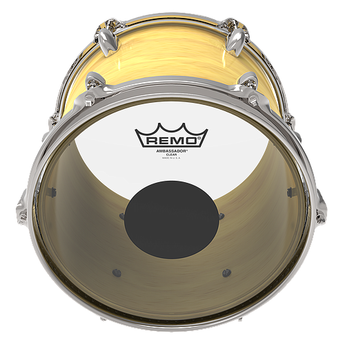 Remo - Parche Controlled Sound, Tamaño: 6" Color: Negro Transp Mod.CS-0306-10_4