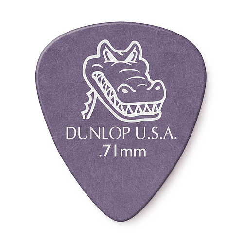 Dunlop - Plumilla Gator Grip, 1 Pieza Color: Violeta Medida: .71Mod.417B.71_23