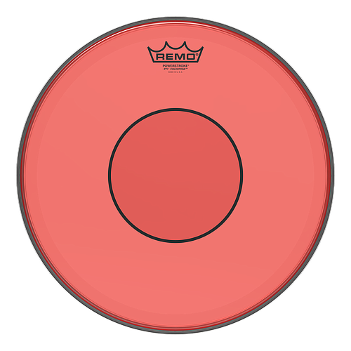 Remo - Parche Colortone Powerstroke 77, Tamaño: 14" Color: Rojo Mod.P7-0314-CT-RD_5