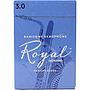 D'Addario - Cañas Royal para Sax Baritono, 10 Piezas Medida: 3 Mod.RLB1030_22