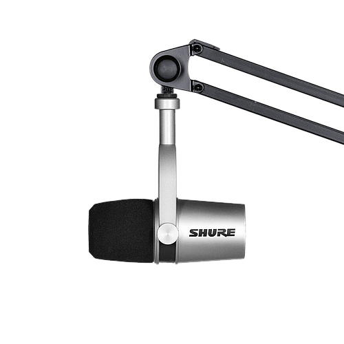 Shure - Micrófono Condensador USB, Color: Plata Mod.MV7-S_27