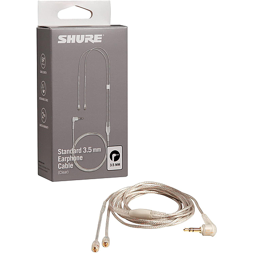 Shure - Cable de Reemplazo para Auriculares In-Ear, Color: Transparente Mod.EAC64CL_7