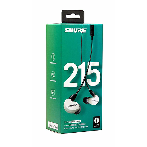 Shure - Audífonos In-Ears Aislantes de Sonido, Color: Azúl Mod.SE215SPE-B-UNI_2