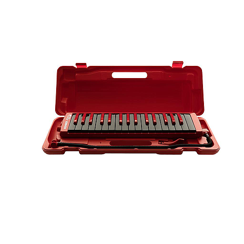 Hohner - Melodica Fire, Roja con Negro con Estuche Mod.C9432174