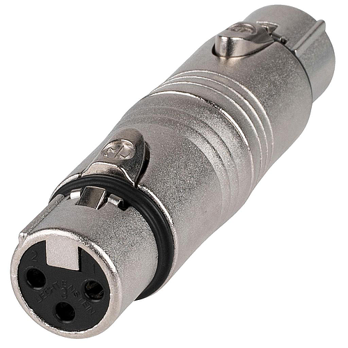 Neutrik - Adaptador 3 Polos XLR Hembra a 5 Polos XLR Hembra Mod.NA3F5F