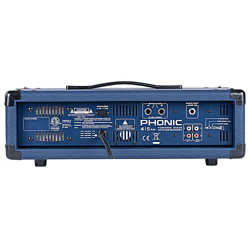 Phonic - Mezcladora Amplificada de 150 Watts RMS Mod.Powerpod 415RW