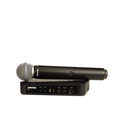 Shure - Sistema Inlámbrico con Micrófono Beta 58A Mod.BLX24/B58