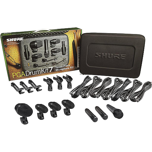 Shure - Kit de 7 Micrófonos Mod.PGADRUMKIT7