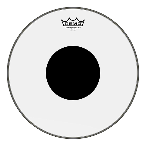 Remo - Parche Controlled Sound Color: Negro Transp Mod.CS-03__-10
