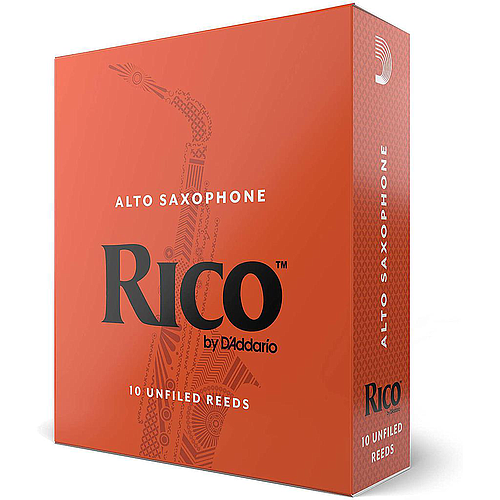 D'Addario - 10 Cañas Rico para Sax Alto Mod.RJA10__