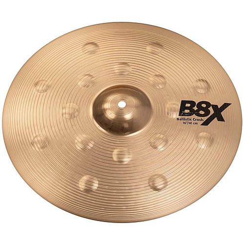 Sabian - Platillo B8X Ballistic Crash, Tamaño: 16" Mod.416BCX